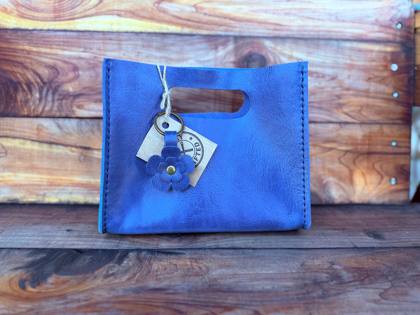 Handcrafted Leather Micro Tote: Full-Grain Leather