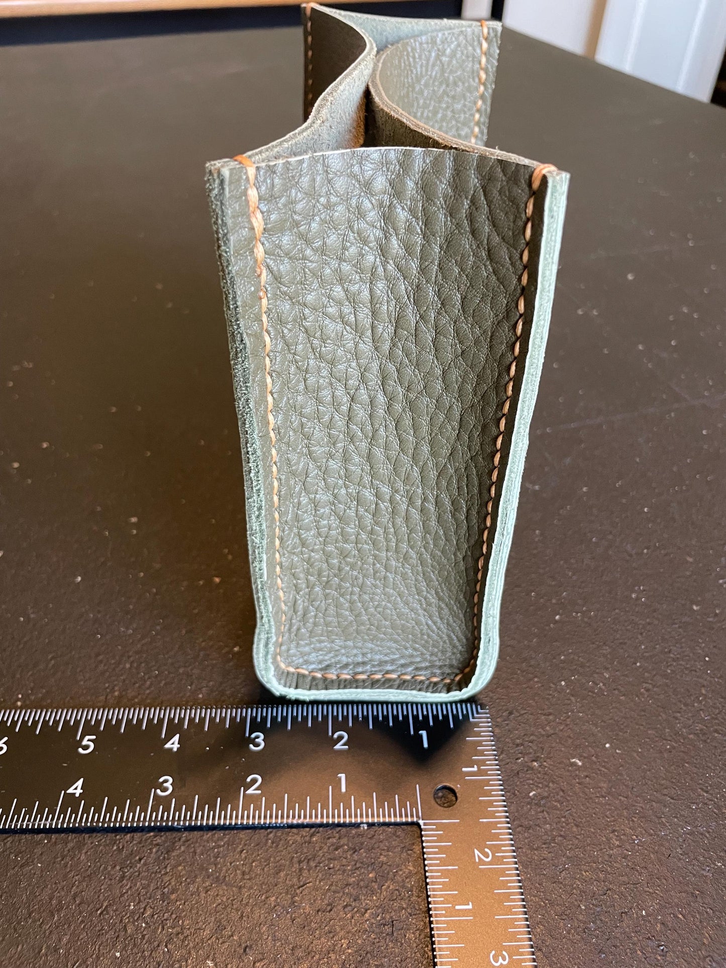 Handcrafted Leather Micro Tote: Full-Grain Leather