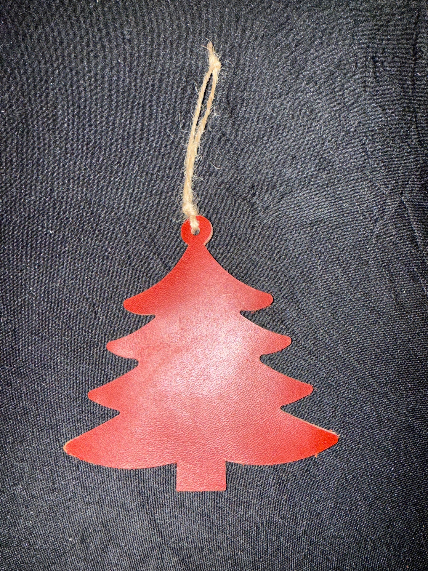 Christmas tree ornaments - leather
