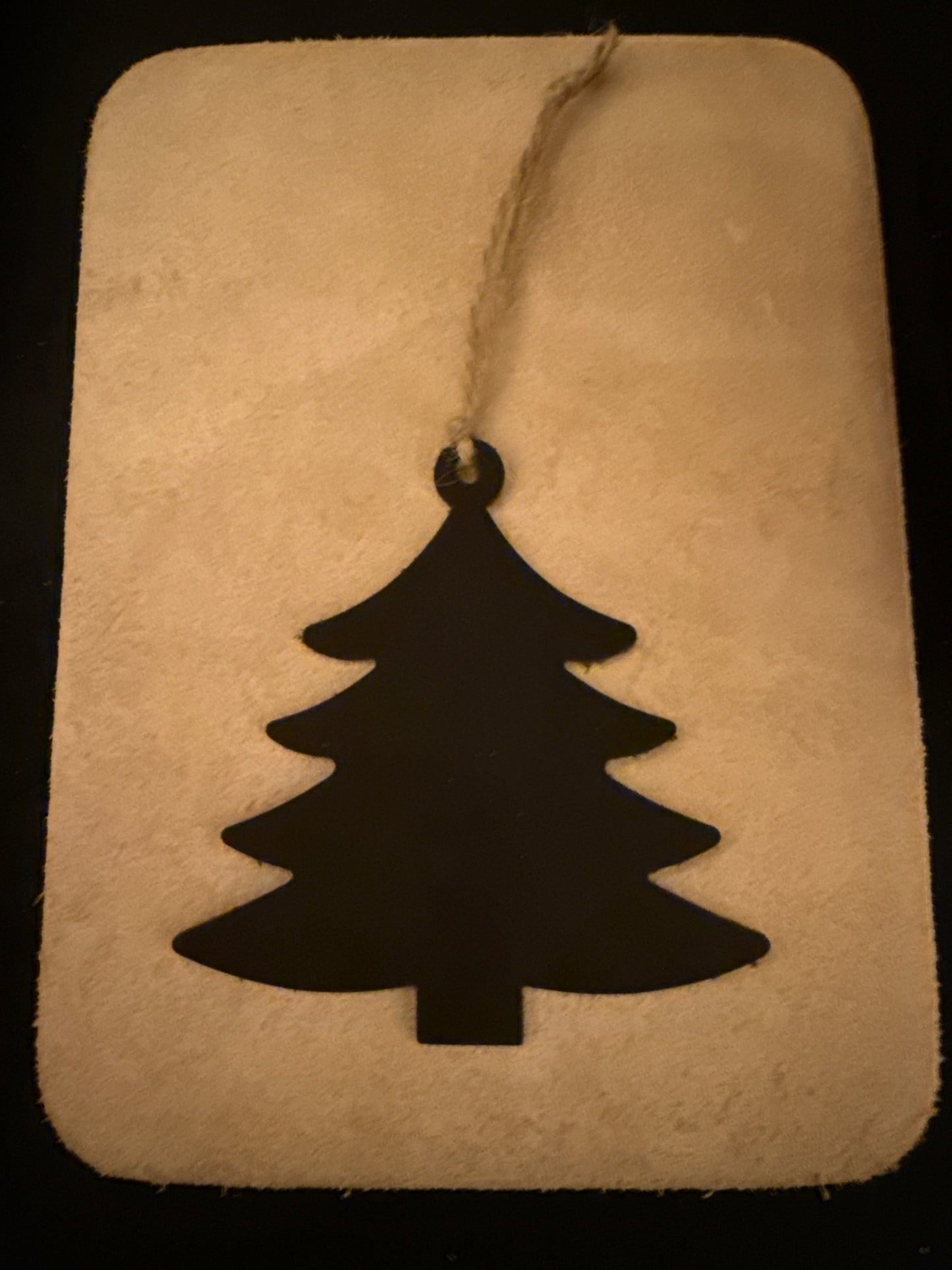 Christmas tree ornaments - leather