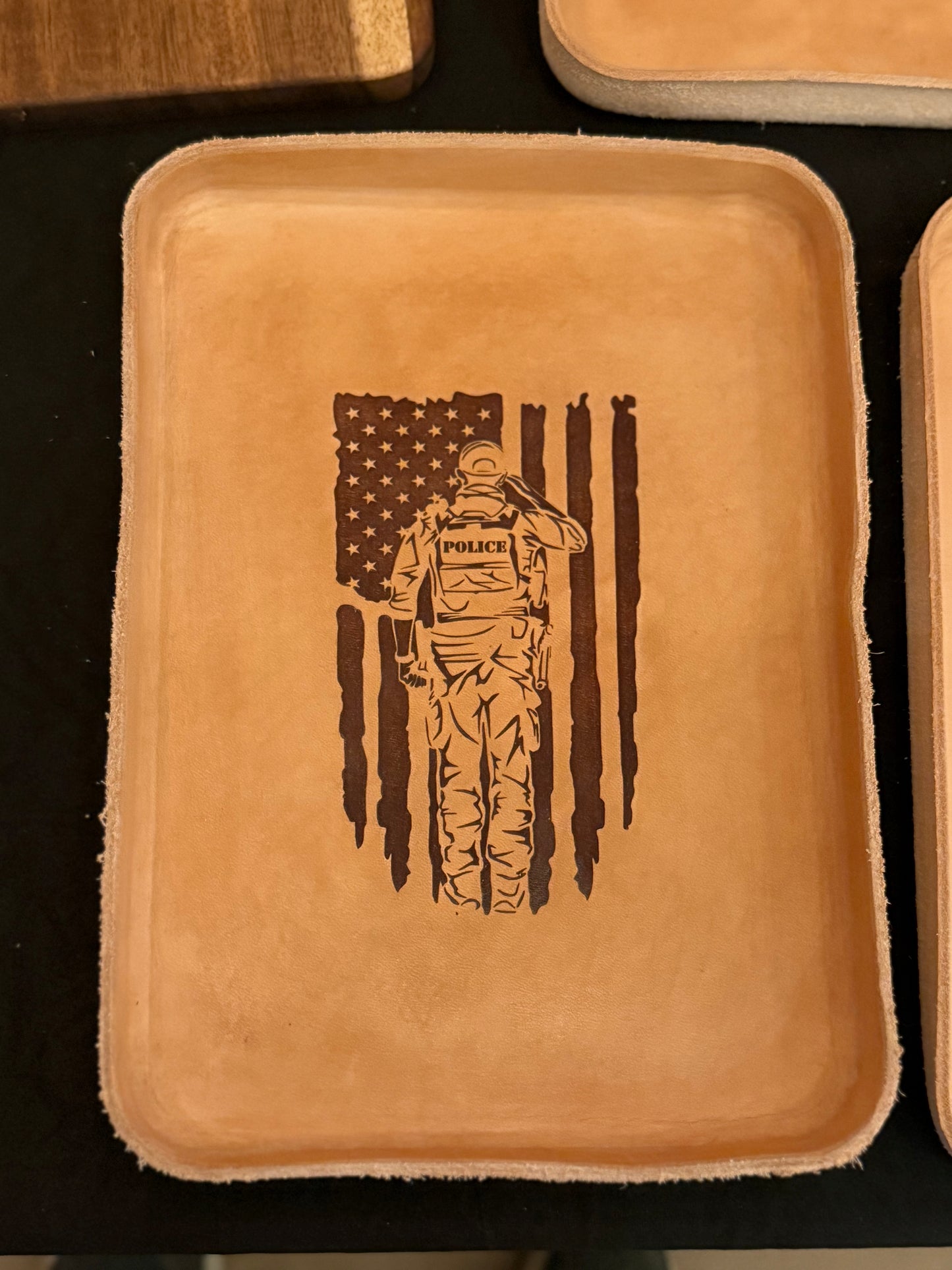 Engraved Wet-Molded Valet Tray