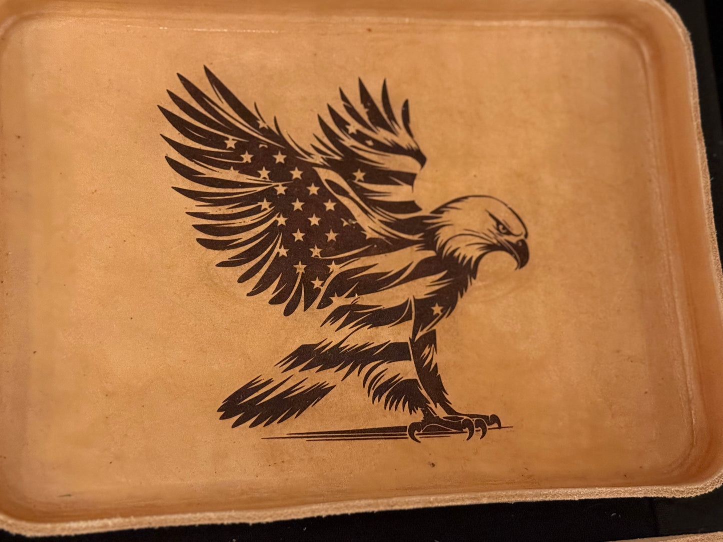 Engraved Wet-Molded Valet Tray