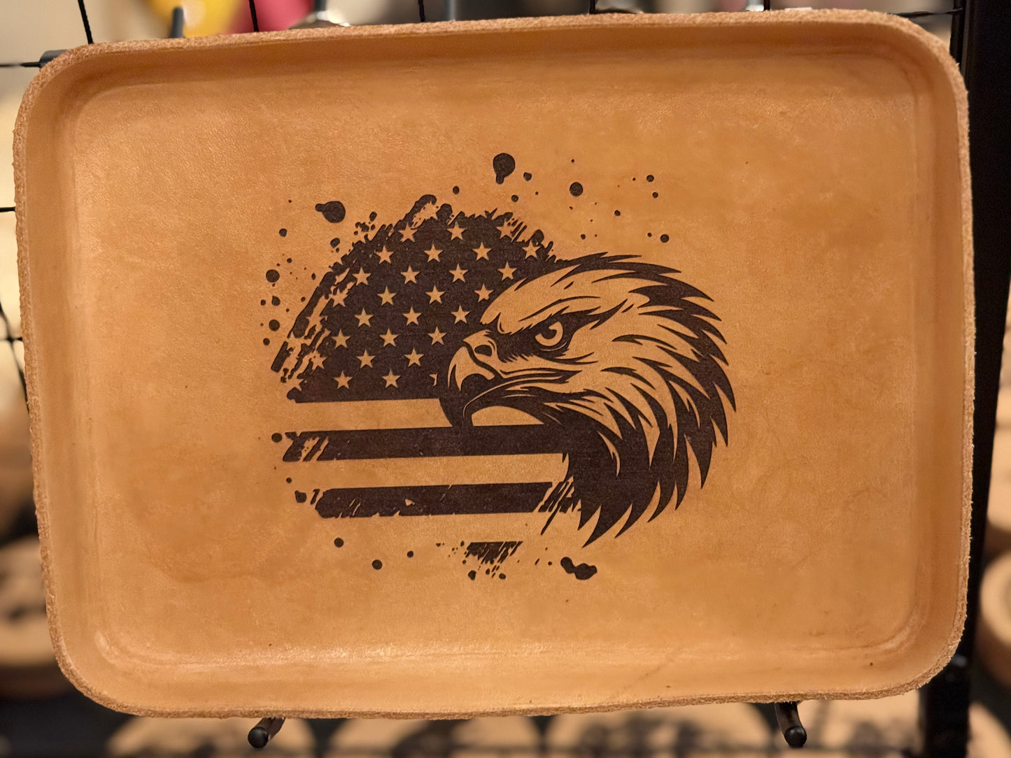 Engraved Wet-Molded Valet Tray