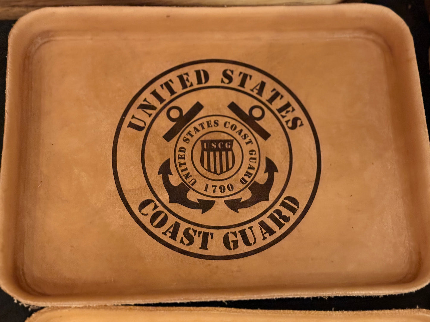 Engraved Wet-Molded Valet Tray