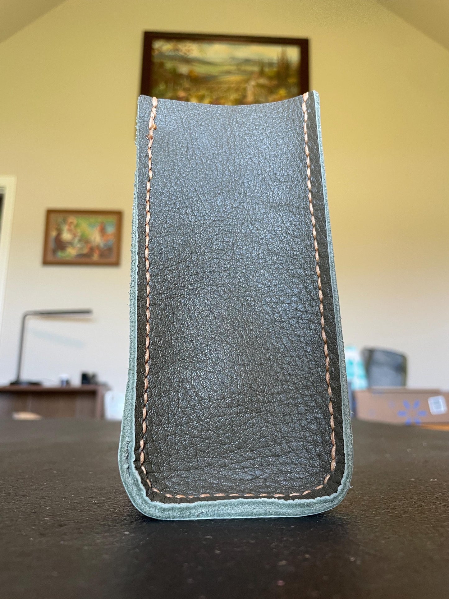 Handcrafted Leather Micro Tote: Full-Grain Leather