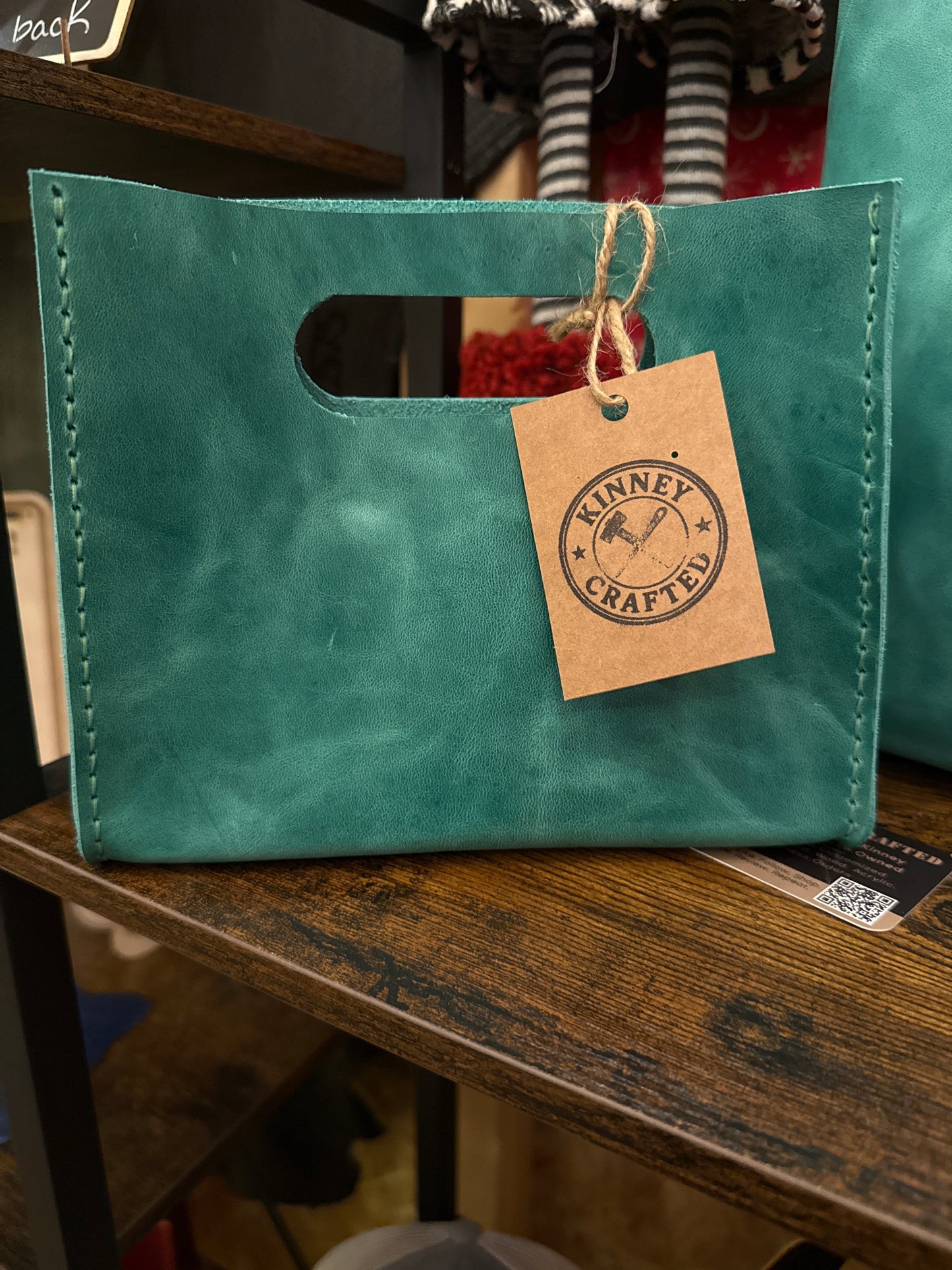 Handcrafted Leather Micro Tote: Full-Grain Leather