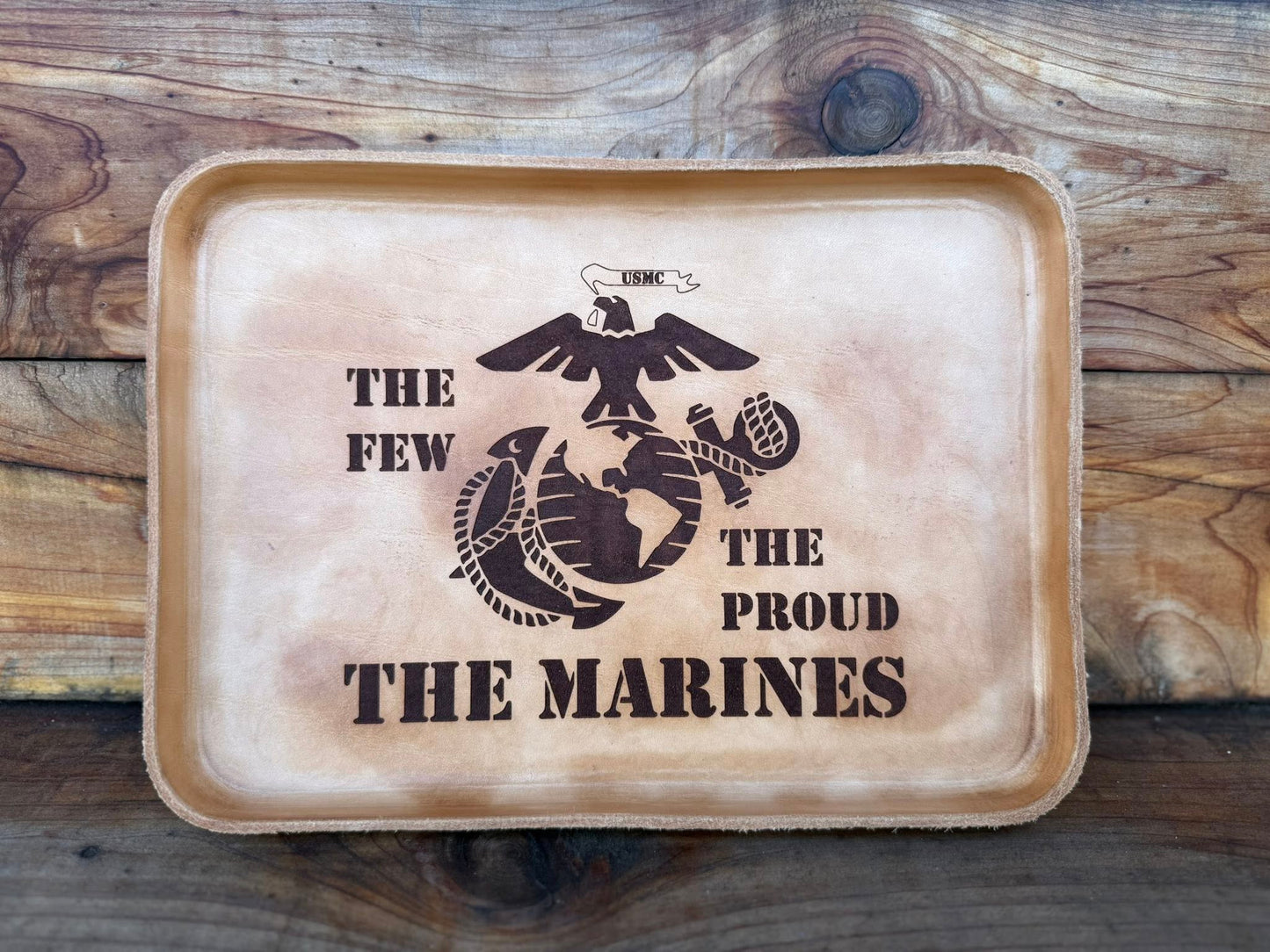 Engraved Wet-Molded Valet Tray